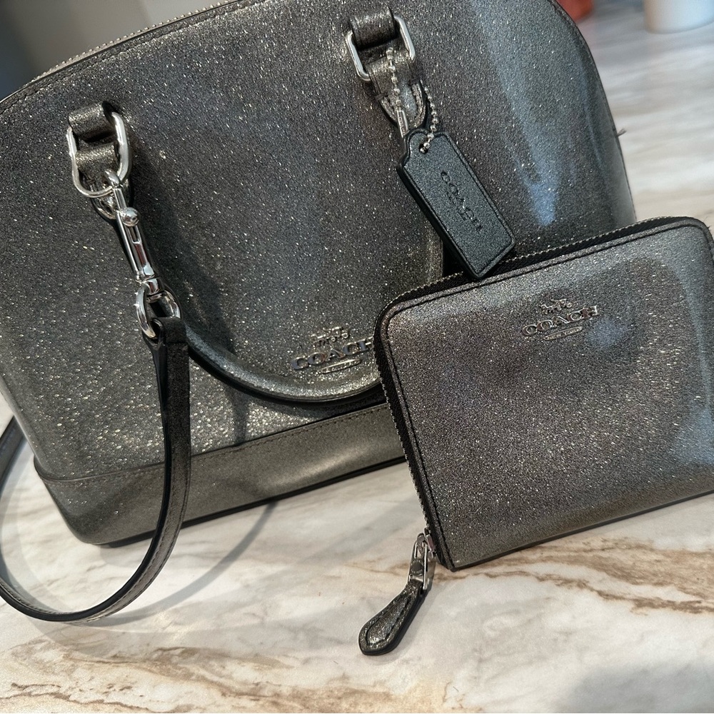 Authentic coach bag and wallet